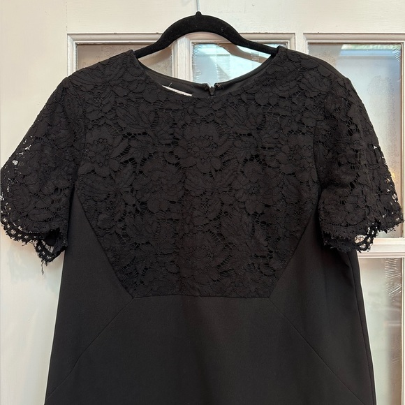 Maggy London Classic Elegant Timeless Black Lace Midi Dress Women’s Size 14 L XL - Picture 3 of 9
